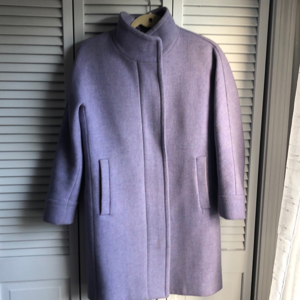 COPY - Lavender J Crew wool coat
